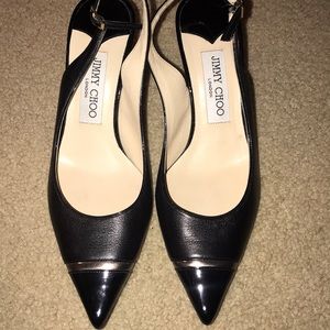 Jimmy Choo Black Pointed Heels